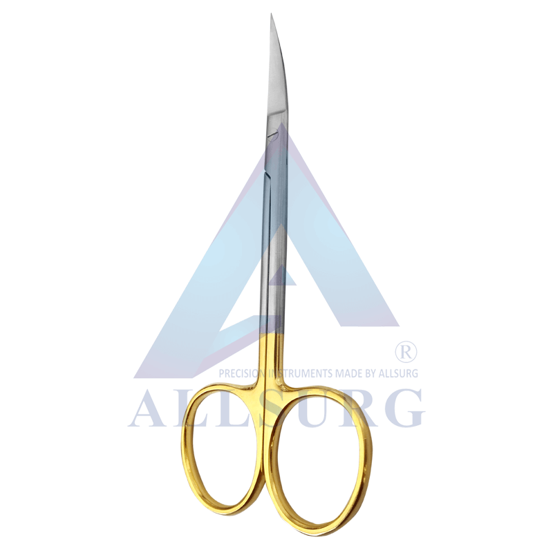 IRIS SCISSOR 11.5CM CURVED T.C