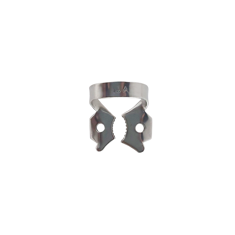 LEFT MANDIBULAR MOLAR CLAMP WITH SERRATED JAW