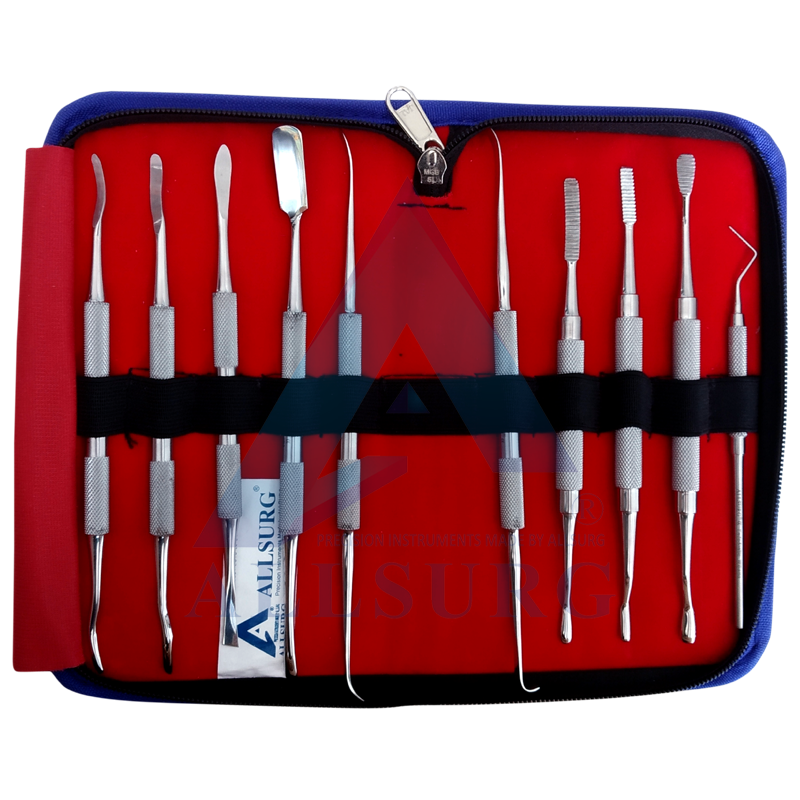 PERIOSTEAL ELEVATORS & BONE FILE  KIT STANDARD